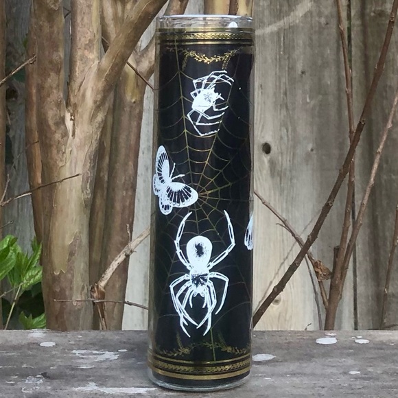 Florence Balducci for Anthropologie Woody Violet Cypress Glass Candle - Picture 2 of 4